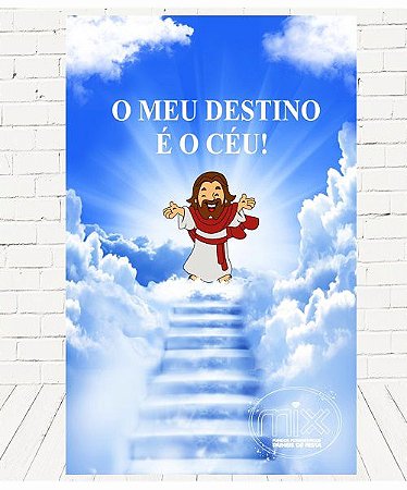 Painel Retangular Decorativo Para Festa Jesus