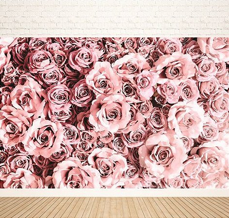 Fundo fotográfico em tecido para decoração e fotografia rosas rosa