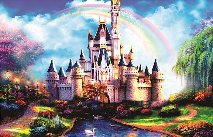 Painel para Castelo arco íris