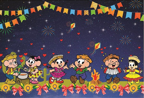 pics Fundo De Festa Junina Turma Da Monica fundo fotografico junino turma da monica