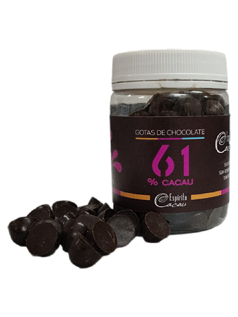 Gotas de Chocolate 61% Cacau - 150g
