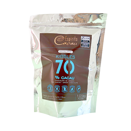 Kibbles 1,0 Kg Chocolate 70% Cacau - Linha Origem