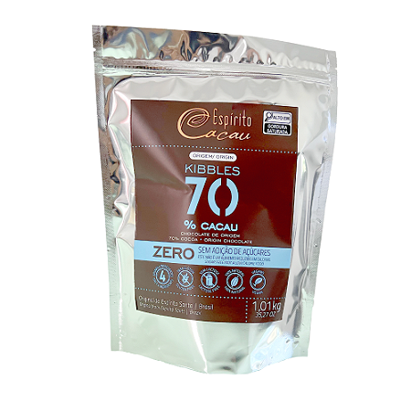 Kibbles 1,0 Kg Chocolate 70% Cacau Zero - Linha Origem
