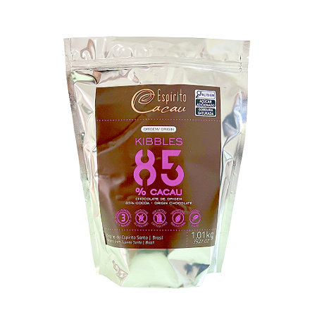 Kibbles 1,0 Kg Chocolate 85% Cacau - Linha Origem
