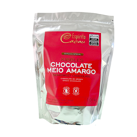 Kibbles 1,0 Kg Chocolate Meio Amargo - Linha Especial