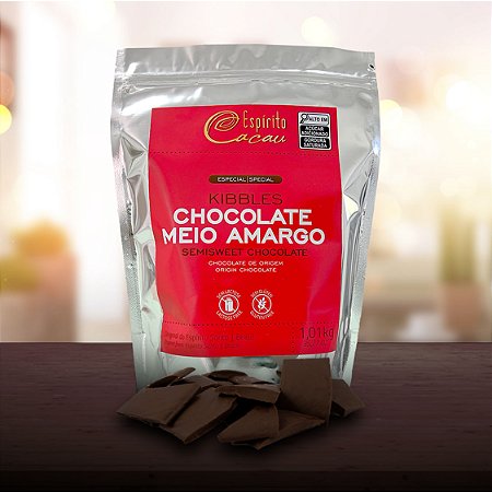 Kibbles 1,0 Kg Chocolate Meio Amargo - Linha Especial
