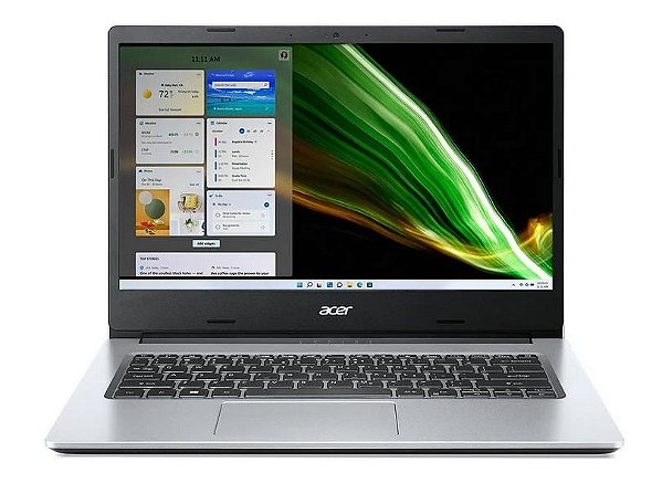 Notebook Acer Aspire 3 A314-35-C1W1 Intel Celeron N4500 4GB 128SSD 14 FULL HD W11 PRATA
