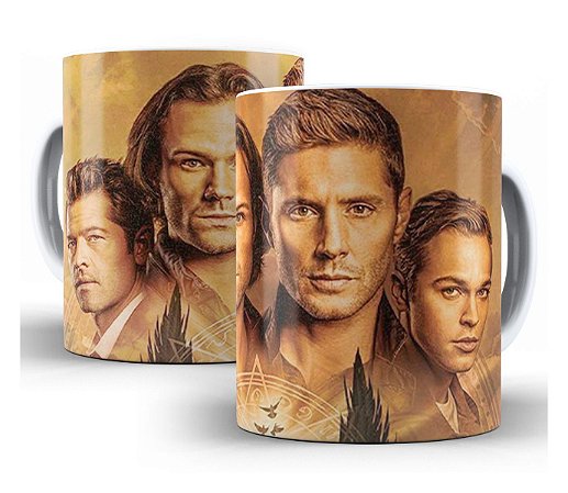 Caneca Supernatural 325 Ml De Porcelana