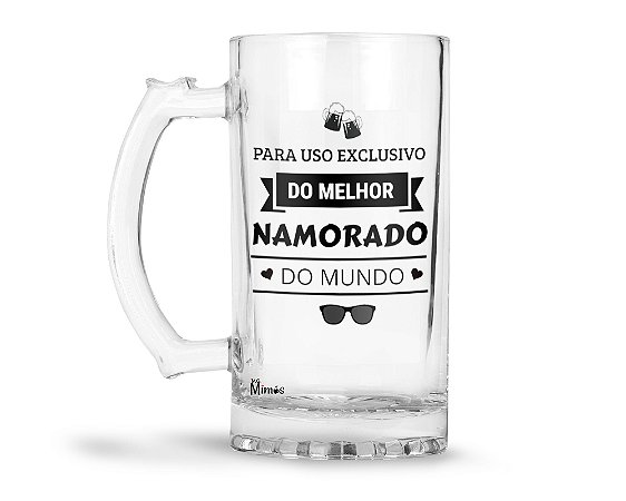 Caneca De Chopp Melhor Namorado do Mundo