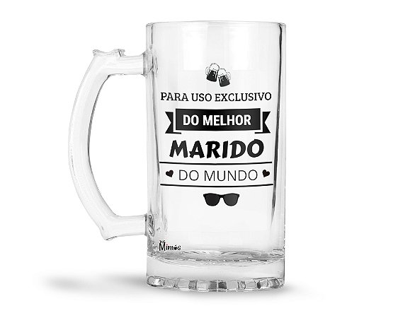 Caneca De Chopp Melhor Marido Do Mundo