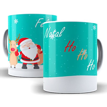 Caneca Feliz Natal Ho Ho Ho