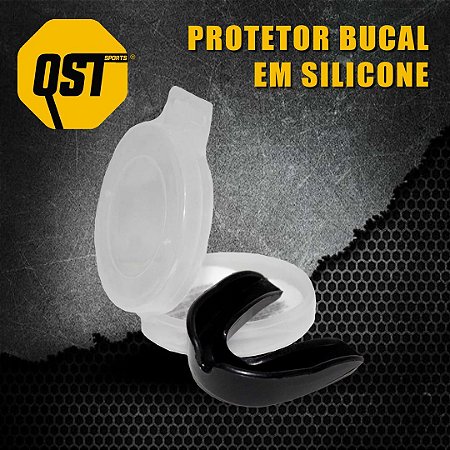 Protetor Bucal Silicone/Estojo