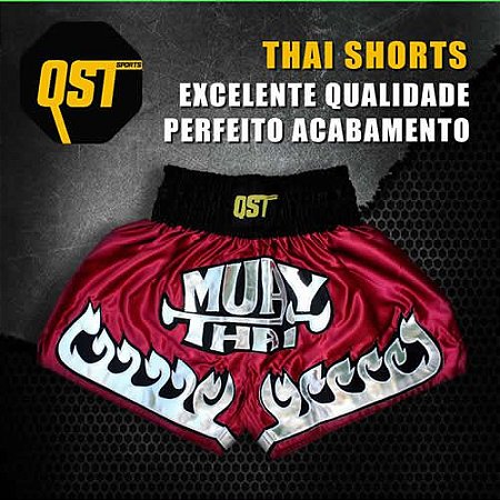 Thai Shorts Scarlet