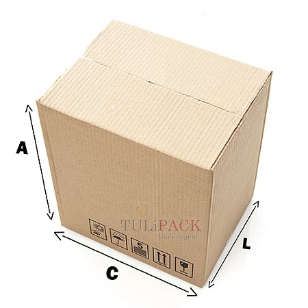 CAIXA DE PAPELÃO - CX010 - C:32 X L:25 X A:35 CM. (500 UNIDADES)