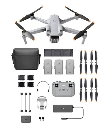 Drone DJI Air 2S Fly More Combo BR ANATEL - J&R Drones - Drones