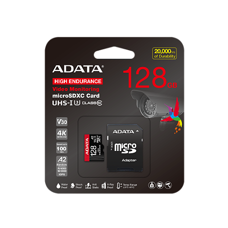 CARTAO DE MEMORIA ADATA, 128GB, MICRO SDXC + ADAPTADOR