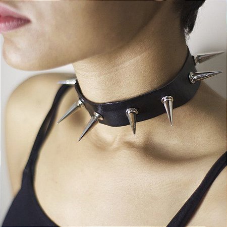 Choker Spikes Grandes (Cores)