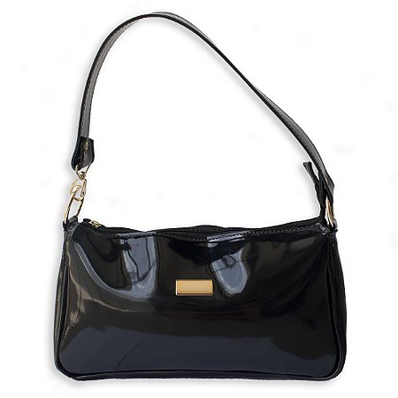 Bolsa Zakovi Paris Baguete Preta Feminina