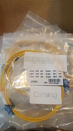 Cabo CAB-LC-LC-SMF-CORNING-1M  Corning  - 10 unidades