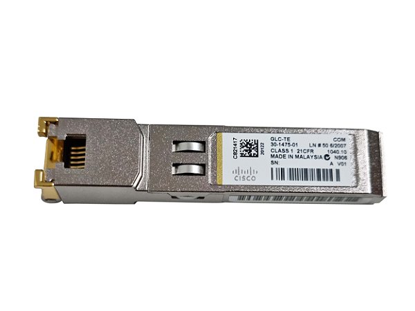 Transceptor GLC-TE 1000BASE-T  Cisco - SFP Cobre