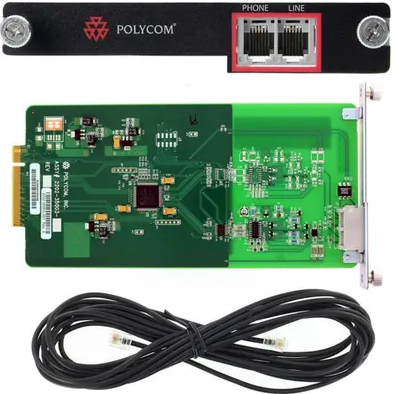 Módulo SoundStructure TEL1 PSTN Interface Card (2200-35003-001 ) HP Polycom