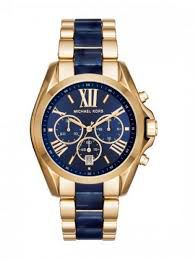 Relógio Feminino Michael Kors MK6268 Dourado Fundo Azul - Mimports -  Produtos e perfumes importados exclusivos para você