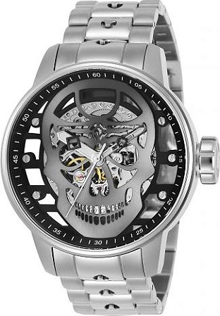 relogio prata masculino invicta