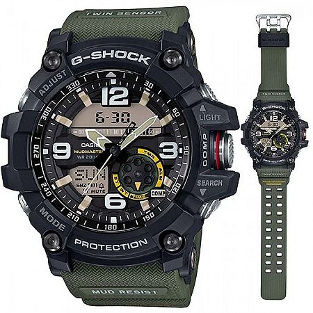 Relógio Masculino Casio G-SHOCK Mudmaster GG-1000-1a3 Verde - Mimports -  Produtos e perfumes importados exclusivos para você