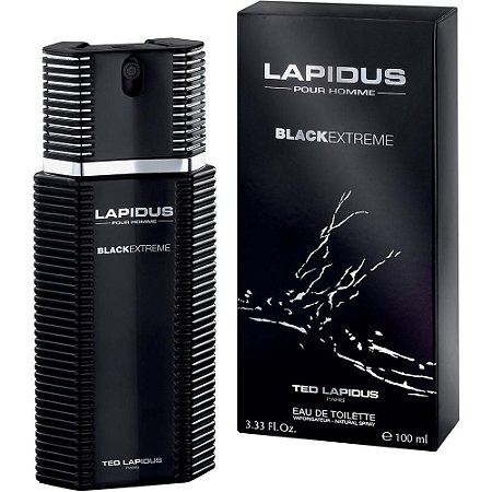 Perfume Masculino Lapidus Black Extreme Ted Lapidus Eau de Toilette