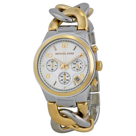 Relógio Feminino Michael Kors MK3199 Misto Prata com Dourado