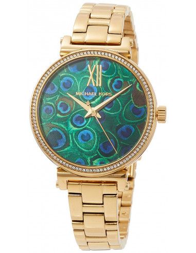 Relógio Feminino Michael Kors MK3946 Dourado Cravejado