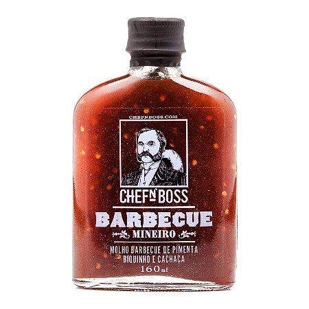 Barbecue Mineiro Pimenta Biquinho & Cachaça (EMBALAGEM VIDRO 160ML)