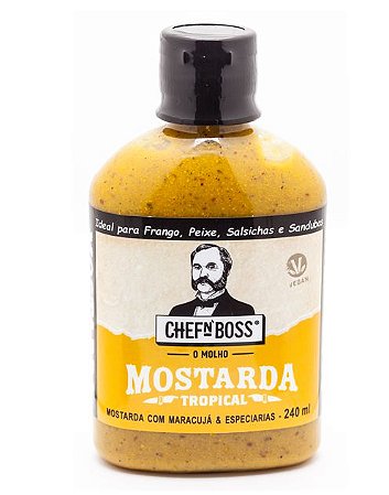 Mostarda Tropical com Maracujá - 240ml