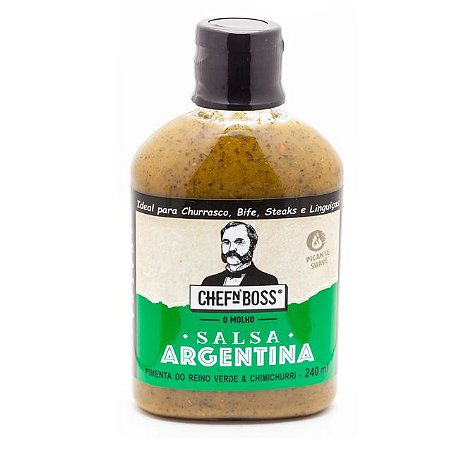 Salsa Argentina: Pimenta Verde e Chimichurri - 240 ml