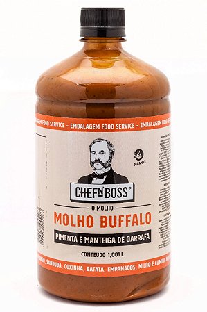 Molho De Pimenta Buffalo: O PRIMEIRO DO BRASIL  - 1L