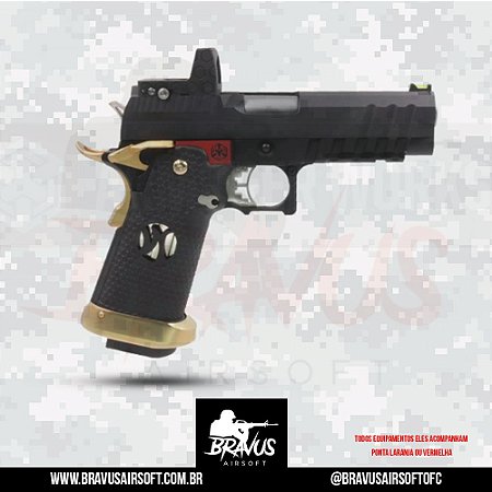 PISTOLA AIRSOFT GBB HI-CAPA AW-HX2601 BKSV - ARMORER WORKS