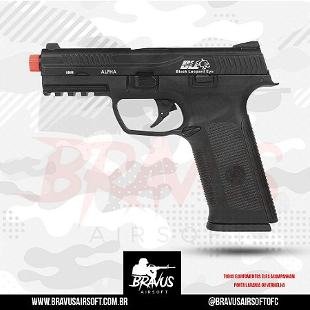 PISTOLA AIRSOFT BLACK LEOPARD EYE BLE ALPHA BLOWBACK - ICS