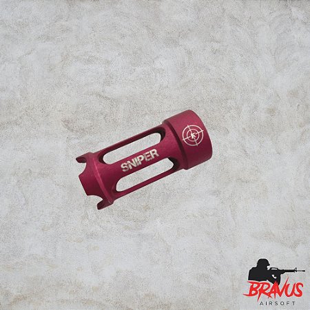 FLASH HIDER 43MM VAZADO - SNIPER