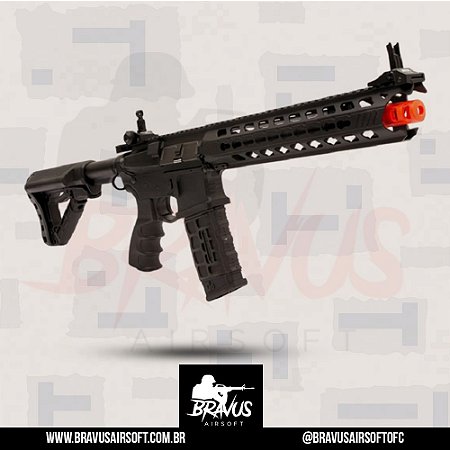 RIFLE AIRSOFT PREDATOR GC16 METAL BLACK AEG - G&G
