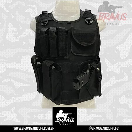 COLETE TÁTICO HUNTER AIRSOFT