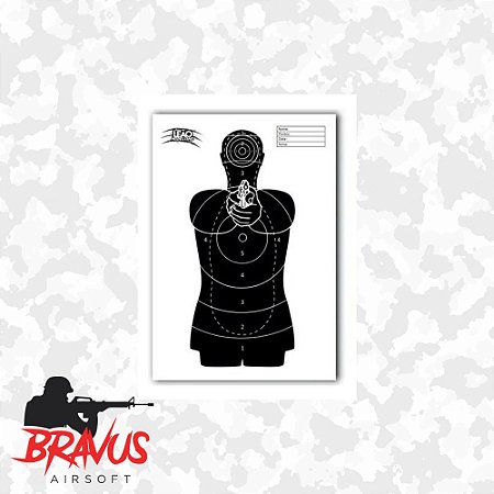 ALVOS DE PAPEL BANDIDO 2 - LEÃO MODELISMO