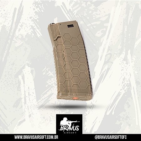 MAGAZINE POLÍMERO MID CAP M4 AEG 120 ROUNDS - ARMADILLO