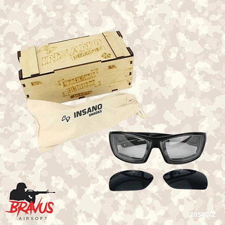 ÓCULOS BALÍSTICO 20540/2 - INSANO SHADES