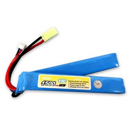 FFB-001 BATERIA LiPO 15C - 7.4V - 1500 mAh