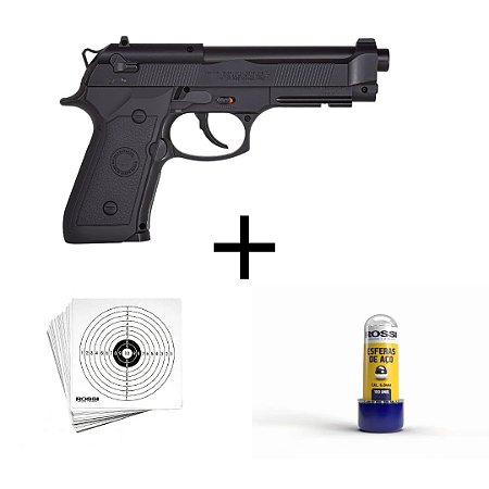 PISTOLA DE PRESSÃO M9 4,5MM CO2 AIRGUN - WINGUN
