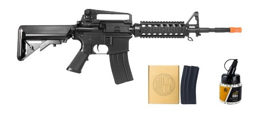 RIFLE AIRSOFT CM507 M4A1 AEG - CYMA + MAGAZINE MID-CAP + POTE DE BBS