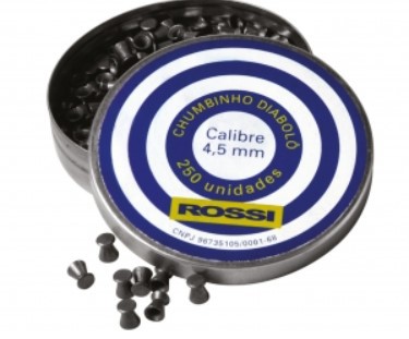 CHUMBINHO DIABOLO MATCH CALIBRE 4.5MM 250UN - ROSSI