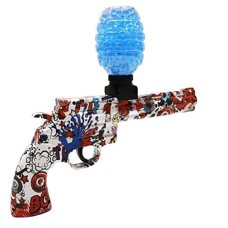 PISTOLA ELÉTRICA DE BOLINHAS DE GEL ORBEEZ (COLORIDO) - BRAVUS