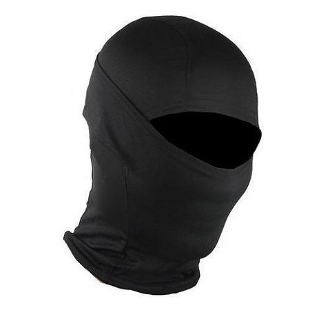 Balaclava Microfibra Escamoteavel - Preta