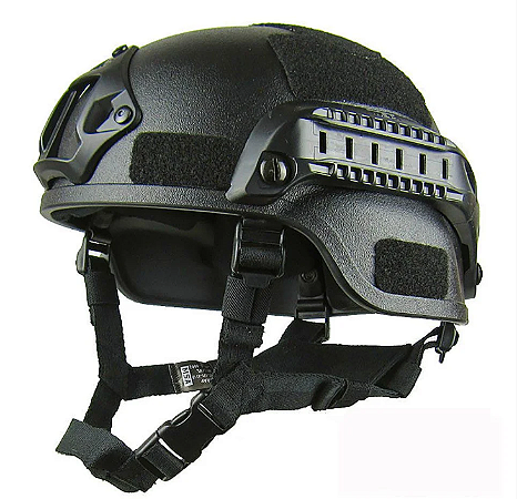 Capacete Tatico Militar Preto